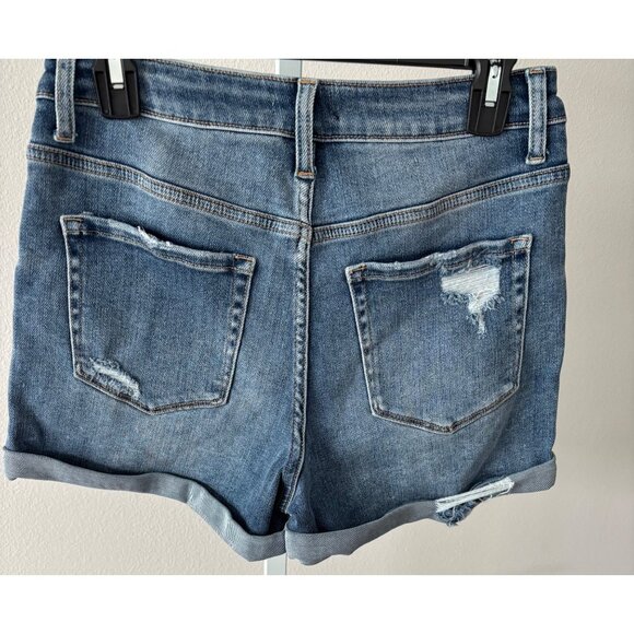 Bundle of 2 Denim Shorts L Distressed Rip Summer Ready Festival Boho Streetwear - Picture 3 of 16